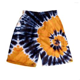 Shorts pour hommes The Est 3D Tie Dye pantalons courts hommes plage Harajuku Streetwear mâle conseil enfants mode garçons filles