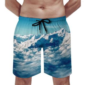 Shorts pour hommes The Himalaya Mountains Gym Summer Blue Sky Sportswear Beach Pantalons courts Séchage rapide Funny Custom Oversize Maillots de bain