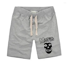 Shorts para hombres The Misfits de alta calidad Summer de verano Skull Fitness Capital Fitness Knit Short Sorte Tamaño S-2xl
