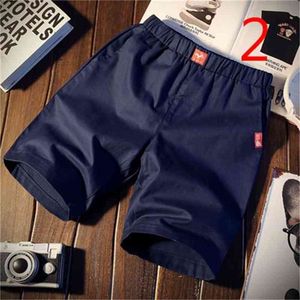 Heren Shorts Tide Brand Wear Summer Losse Casual Sports Koreaanse versie van de Trend Youth Beach Pants 210420