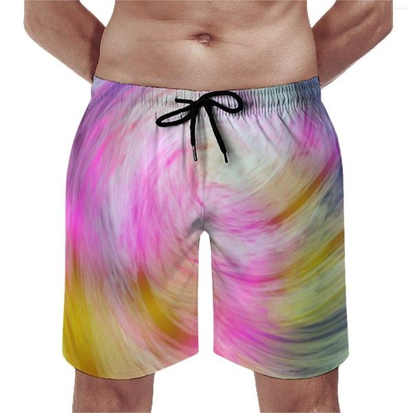 Pantalones Cortos para Hombre Tie Dye Gym Estampado Abstracto Pantalones Cortos De Playa Vintage Ropa Deportiva Gráfica Bañadores De Secado Rápido Idea De Regalo