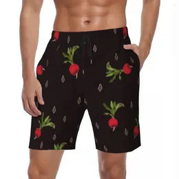 Shorts pour hommes Totalement Radis Board Été Végétal Print Sportswear Beach Hommes Séchage rapide Casual Custom Oversize Maillots de bain