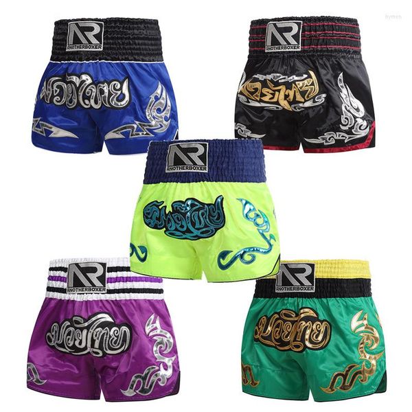 Shorts pour hommes TPJB Muay Thai Boxe MMA Sports Fitness Kickboxing Pantalons courts Sanda Arts martiaux Boxeo Trunks Hommes Femmes Garçons Filles Enfants