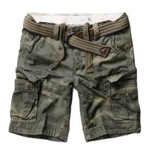 Pantalones cortos para hombre Pantalones cortos de camuflaje para hombre de moda Pantalones cortos de carga premium Estilo militar informal Pantalones cortos con múltiples bolsillos Ropa de hombre de gran tamaño Ropa de verano 230510