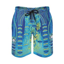 Heren shorts shorts Untitled Men's Beach Quick Dry Travel Swimsuit Trunks Surfbroek Sport PHish Chaifets Shortmens's
