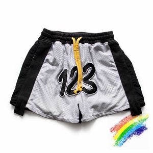 Shorts pour hommes Vintage RRR123 MESH Shorts Hommes Femmes 1 1 Meilleure qualité RRR-123 Basketball Shorts Casual Breechcloth Inside Tag Label G230316