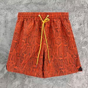 Shorts pour hommes Vintage motif serpent imprimé hommes confortable respirant imprimé pantalon de survêtement tenues de club social Bermudas Hombre