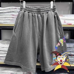 Shorts pour hommes Vintage lavé vieux cordon élastique taille Shorts hommes femmes coloré lettre impression culotte T230602