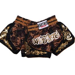 Pantalones cortos para hombre Mujer Hombre Lucha Entrenamiento Boxer Pantalones sueltos Muay Thai Shorts para niños adultos Equipo de boxeo Ventilar MMA Pantalones de entrenamiento 230808