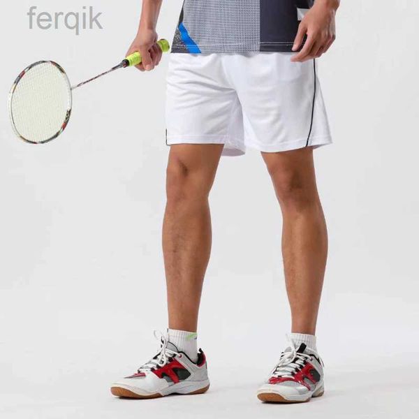 Short masculin Femmes hommes sport badminton shorts unisexs d'été sèche rapide table de tennis tennis tennis courir la culasse gym de pantalon court d240426