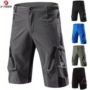 Heren shorts X-Tiger Pro 6 Colors Mountain Bike Shorts Cycling Shorts Adembuiten Outdoor Sports MTB Riding Road Mountain Bike Korte broek 230225