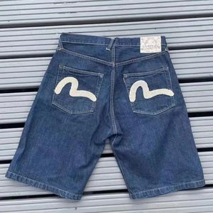 Short masculin y2k vintage harajuku hip hop imprime en denim baggy gym de gym d'été hommes et femmes gothiques de basket-ball streetwear