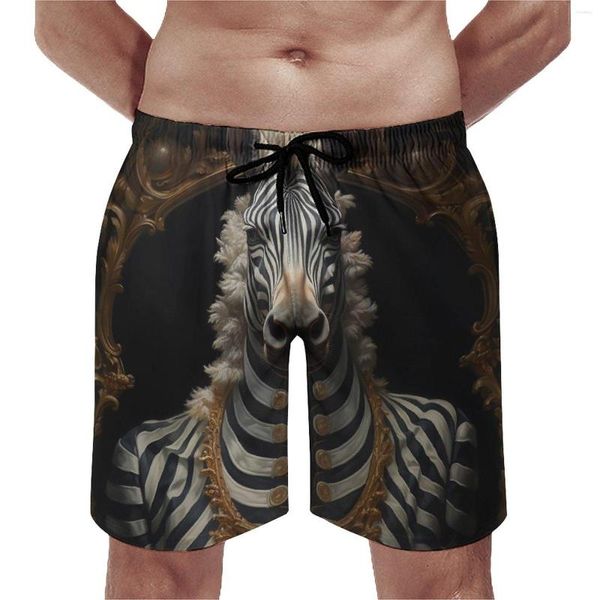 Shorts pour hommes Zebra Board Gothic Mystic Mignon Hawaii Beach Hommes Modèle Sport Fitness Séchage rapide Maillot de bain Cadeau