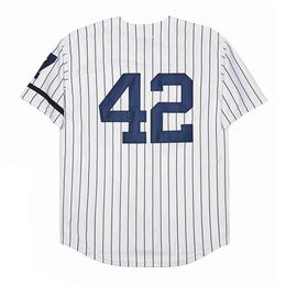 Tamaño de hombre S-4XL retroceso cosido nuevo 15 Thurman Munson 42 Mariano Rivera York camiseta de béisbol