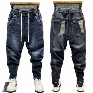 Jeans skinny pour hommes Pantalons en denim vintage classiques Marque de luxe Vêtements pour hommes A3m7 #