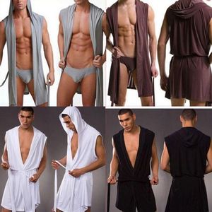 Hommes de nuit 1 pcs hommes robes peignoir grande taille Manview robe pour homme hommes sexy mâle kimono soie sleepwear208h