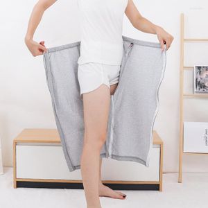 Vêtements de nuit pour hommes et vêtements de paralysie Fracture Hommes Facilement alité au pantalon Femmes Mince Incontinence Patient Âgé Été Hors Vêtements