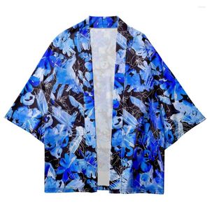 Vêtements de nuit pour hommes Casual Hommes Kimono Vêtements de maison Yukata Peignoir d'été Cardigan Chemises Vintage Style Mâle Rayon Lingerie Japonais Haori Robe
