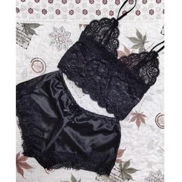 Heren slaapkleding exotische sets dames sexy plus size sling lingerie kan kant nachtkleding ondergoed erotische bh-stringmen's