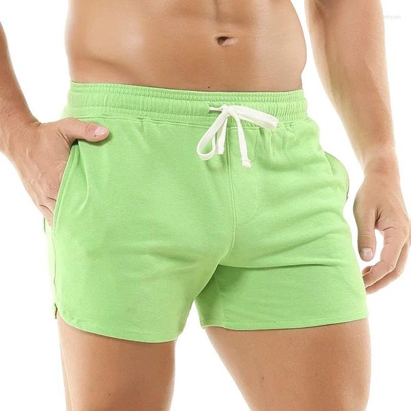 Vêtements de nuit pour hommes Mode Mens Boxer Shorts Coton Respirant Confort Homewear Sleep Bottoms Male Trunks