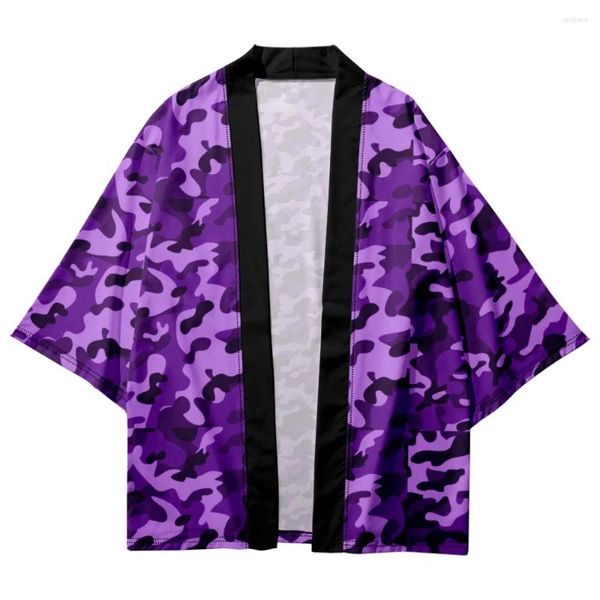 Vêtements de nuit pour hommes Kimono japonais Robe Taoist Vintage Style Hommes Cardigan Chemises Été Casual Loose Home Peignoir Yukata Sous-vêtements Vêtements