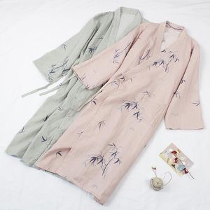 Ropa de dormir para hombre, bata de verano de estilo antiguo tradicional japonés, pijama, bata de baño suelta suave, Kimono, mujer, hombre, salón de dormir, monje Vintage