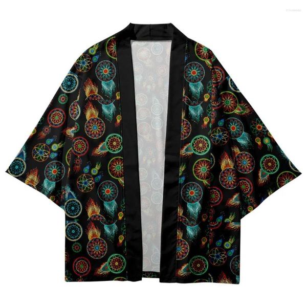 Vêtements de nuit pour hommes Kimono Robe Japonaise Cardigan d'été Peignoir Hommes Chemise Style Vintage Yukata Haori Casual Rayon Robe de chambre Vêtements de maison