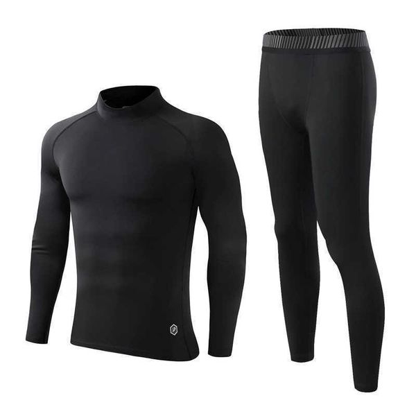 Ropa de dormir para hombres Ropa interior larga Ropa de hombre Invierno Primera capa Ropa interior térmica para niños Trajes de entrenamiento conjunto Entrenamiento Cálido Traje deportivo Cubierta deportiva T221017