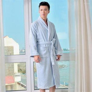 Ropa de dormir para hombres Camisón para hombres Kimono Bata Algodón Terry Albornoz Amantes El Four Seasons Universal Hombres