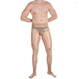 Ropa de dormir para hombre, medias ultrafinas 8D para hombre, pantimedias atractivas para el sexo, pantimedias sedosas de alta elasticidad, entrepierna transparente en forma de U, transpirable para dormir