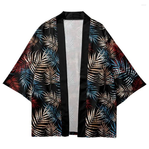 Ropa de dormir para hombres Hombres Kimono Robe Ropa interior Japonés Obi Casual Loose Cardigan Camisas Haori Summer Home Yukata Abrigo Albornoz Ropa de dormir