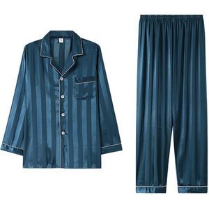 Vêtements de nuit pour hommes Pyjamas pour hommes Pantalons à manches longues et shorts courts Pijama Vêtements de nuit Soie fine pour ensembles 230802