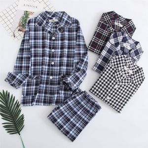 Slaapkleding voor heren voor pyjama's voor herfst en winter heren grond pluche doek flanel warme lange mouwen lange broek huiskledingpak mannen pyjama sets 230320