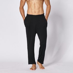 Vêtements de nuit pour hommes Pantalons de maison Fanceey pour hommes Pyjama Homme Pyjamas en coton modal pour hommes Pantalons Yoga Fitness Wear Sleep Bottoms Plus Size