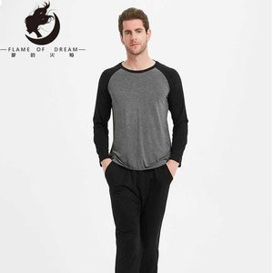 Vêtements De nuit pour hommes matériau Modal homme pyjamas ensembles hommes pyjamas vêtements De nuit hommes pyjama ensemble Pijama De Hombre 1135 T221103