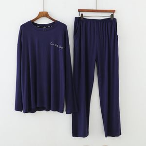 Vêtements de nuit pour hommes printemps automne quatre saisons pur coton dormir couple pyjamas ensemble hommes et femmes vêtements de maison à manches longues vêtements de maison en vrac 230320