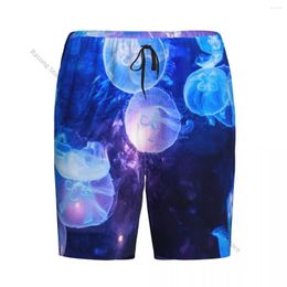 Pyjamas d'été de vêtements d'été pour hommes pour hommes nageant dans l'aquarium pantalon de pyjama doux et doux