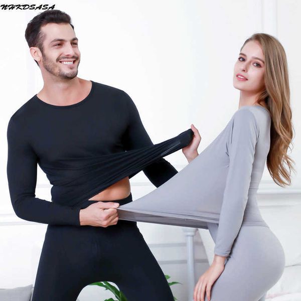 Ropa de dormir para hombres Ropa interior térmica delgada para mujeres Traje cálido Tallas grandes Sexy Bodycon Mujer Segunda piel Calzoncillos largos Otoño Ropa de invierno para mujeres T221017