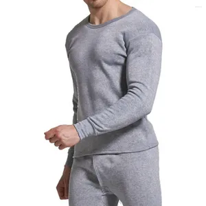 Heren Nachtkleding Winter Thermisch Ondergoed Sets Mannen Fleece Lange Onderbroek Tops Broek Indoor Man Kleding Pyjama Pak 4XL