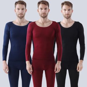 Vêtements de nuit pour hommes Sous-vêtements thermiques pour femmes Ensembles de lingerie Pyjamas d'hiver minces pour hommes 2pcs Leggings chauffants Costume chaud pour femmes Vêtements