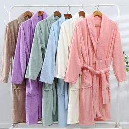 Vêtements de nuit pour hommes Kimono Bathrobe de nuit de nuit hiver