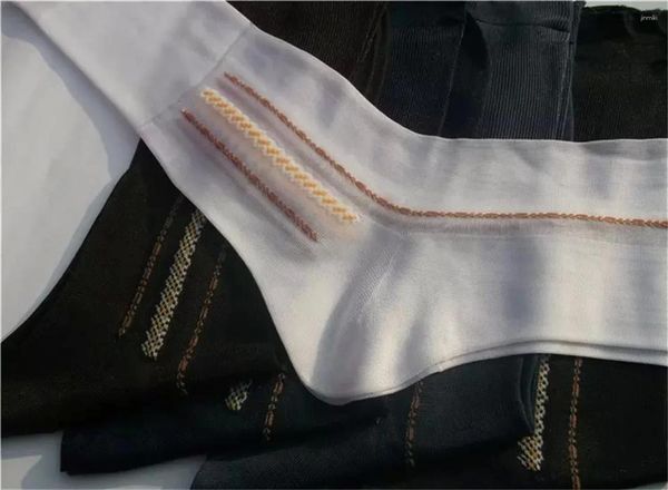 Chaussettes masculines 002 défaut légèrement les chaussettes anciennes rétro fétiche mûr nylon 1980's chinois cultura
