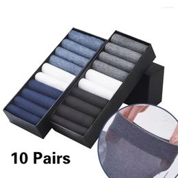 Chaussettes pour hommes 10 paires Hommes Hommes Bambou Homme Coolest Casual Breathablesocks Respirant Homme