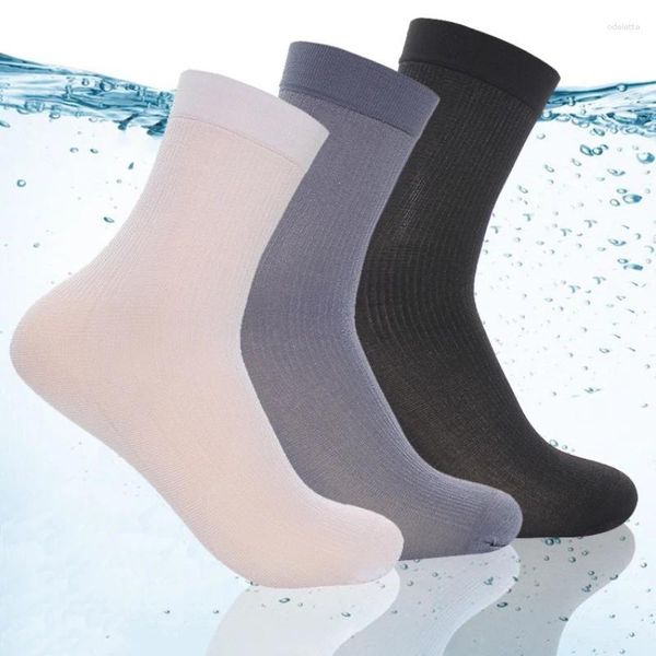 Calcetines para hombre 10 pares de verano hombres antideslizante absorbente suave fino transpirable transparente moda medias de seda Dropship