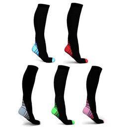 Chaussettes pour hommes 15 paires hommes chaussettes de compression professionnelles athlétiques hommes femmes chaussettes d'allaitement respirantes ajustement course randonnée vol pour athlète Z0227