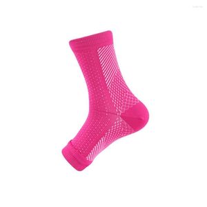 Chaussettes pour hommes 1 paire Compression pied manchon cheville soutien course Anti chaussette Fatigue extérieur hommes Cycle orthèse Sport Baske O3X9