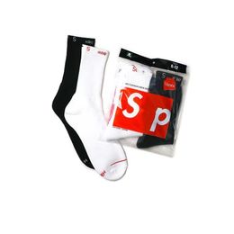 Calcetines para hombres 2 par/ paquete moda algodón casual transpirable con 3 colores skateboard hip hop sock deportes