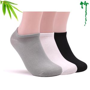 Chaussettes pour hommes 20 paires/sac bateau fibre de bambou Invisible section mince couleur unie absorbant la sueur déodorant chaussette