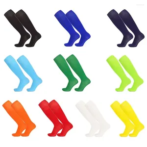 Chaussettes pour hommes 2024 Hommes Femmes Tube haut sur le genou Football Respirant Sports professionnels Anti Slip Enfants Football Long