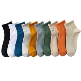 Calcetines para hombre 3 pares de calcetines de algodón para hombre Four Seasons Casual Harajuku Tobillo cómodo Calcetines divertidos Suave Moda simple 220923